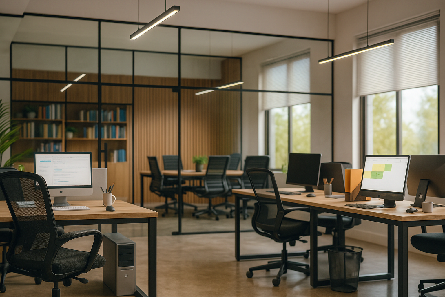 Modern office in Barcelona